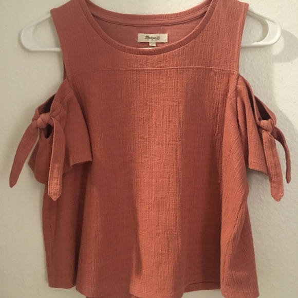Madewell cold shoulder top - Picture 3 of 6